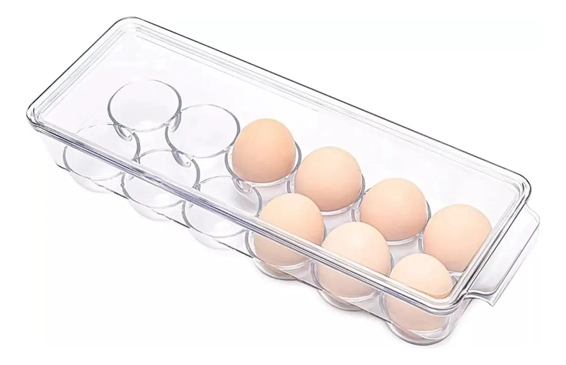 SET DE 6 BANDEJAS ORGANIZADORAS PARA HUEVOS EN REFRIGERADOR - 4