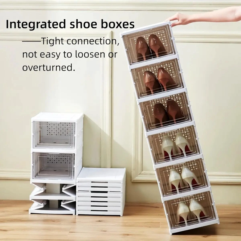 ZAPATERA PLEGABLE CON 6 NIVELES PARA ALMACENAMIENTO EFICIENTE Y SIN INSTALACION - 3