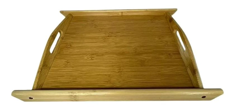 SET DE BANDEJAS PARA DESAYUNO DE BAMBU CON ASAS 3 PIEZAS - 4