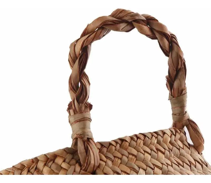 CANASTO COLGANTE DE MIMBRE PARA ALMACENAMIENTO Y DECORACION - 2