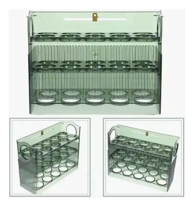 ORGANIZADOR PARA REFRIGERADOR CON CAPACIDAD PARA 30 HUEVOS VARIADOS - 4