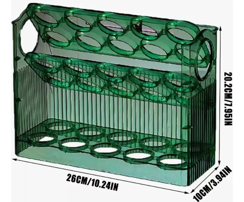 ORGANIZADOR PARA REFRIGERADOR CON CAPACIDAD PARA 30 HUEVOS VARIADOS - 5