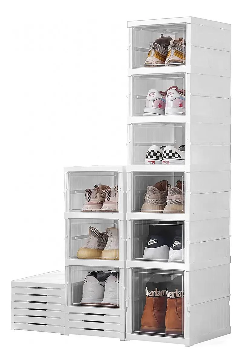 ORGANIZADOR PLEGABLE PARA ZAPATOS CON 6 NIVELES DE ALMACENAMIENTO - 1
