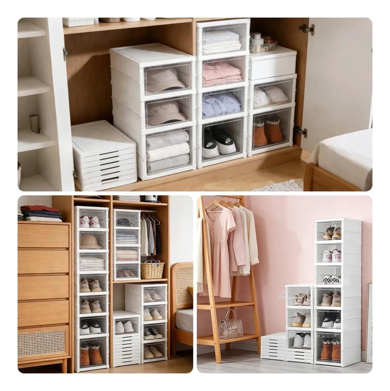 ORGANIZADOR PLEGABLE PARA ZAPATOS CON 6 NIVELES DE ALMACENAMIENTO - 5