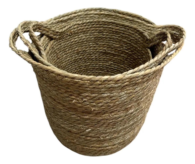 SET DE 3 CESTAS ORGANIZADORAS PARA ROPA Y JUGUETES CON DISEÑO DECORATIVO - 2