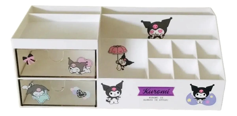 ORGANIZADOR PARA COSME TICOS CON MULTIPLES COMPARTIMENTOS Y DISEÑO COMPACTO - 1