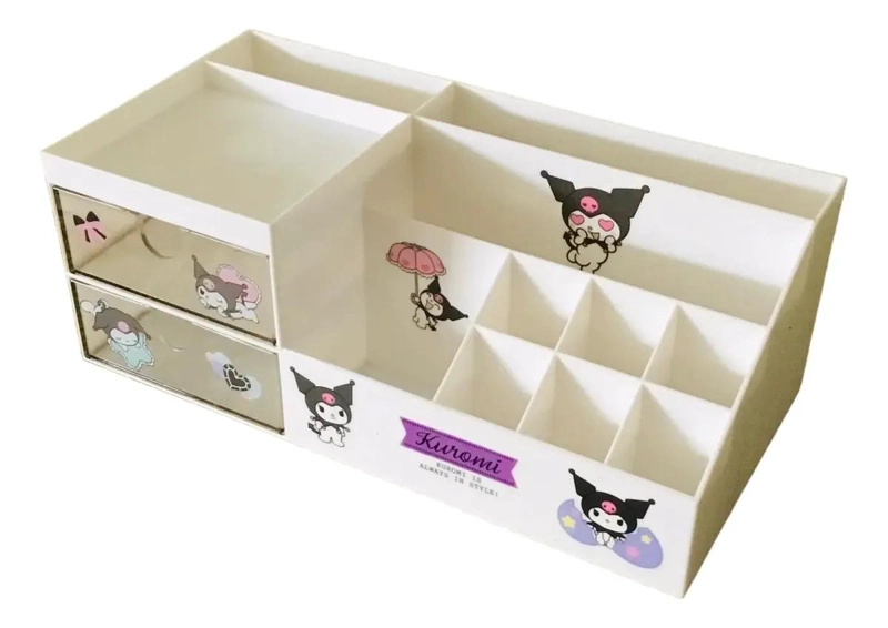 ORGANIZADOR PARA COSME TICOS CON MULTIPLES COMPARTIMENTOS Y DISEÑO COMPACTO - 3