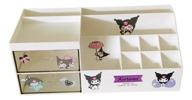 ORGANIZADOR PARA COSME TICOS CON MULTIPLES COMPARTIMENTOS Y DISEÑO COMPACTO - 4
