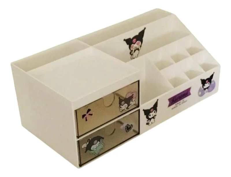 ORGANIZADOR PARA COSME TICOS CON MULTIPLES COMPARTIMENTOS Y DISEÑO COMPACTO - 5