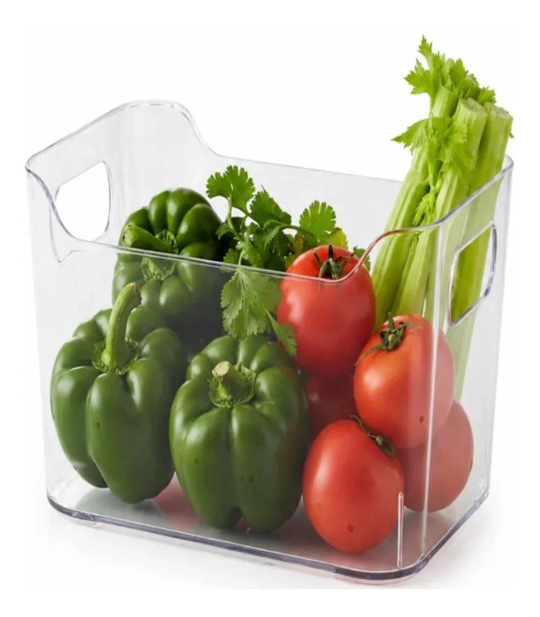 SET DE 6 ORGANIZADORES ACRILICOS PARA REFRIGERADOR SIN TAPA - 2