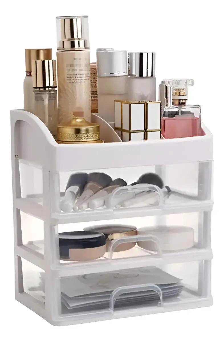 ORGANIZADOR DE MAQUILLAJE CON COMPARTIMENTOS PARA COSME TICOS - 1