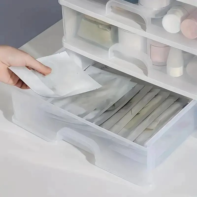 ORGANIZADOR DE MAQUILLAJE CON COMPARTIMENTOS PARA COSME TICOS - 3