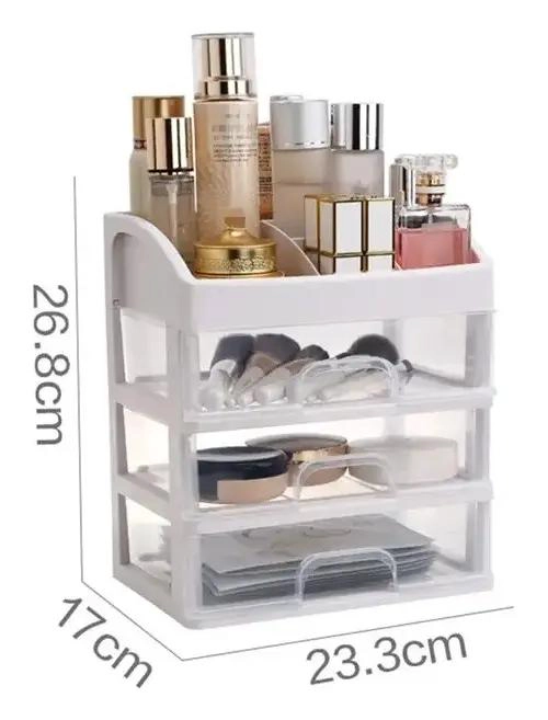 ORGANIZADOR DE MAQUILLAJE CON COMPARTIMENTOS PARA COSME TICOS - 5