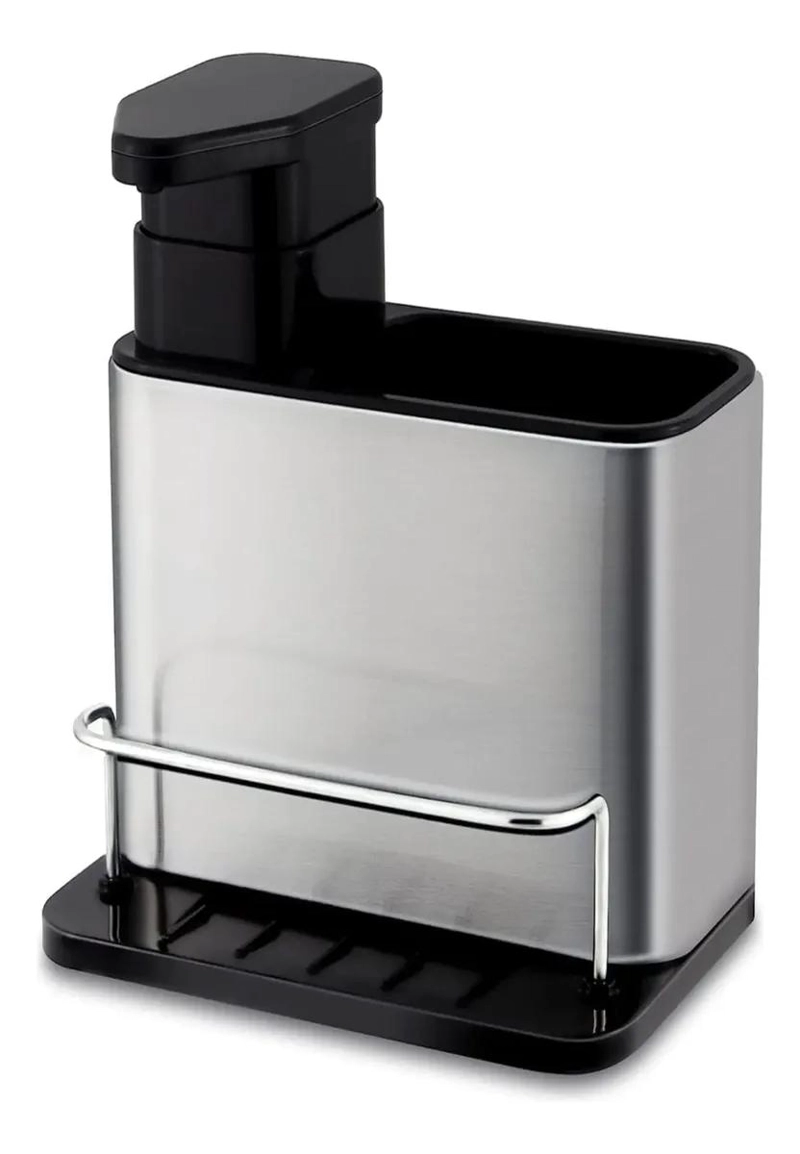 ORGANIZADOR MULTIFUNCIONAL PARA COCINA CON DISPENSADOR DE JABON Y PORTA ESPONJA - 1