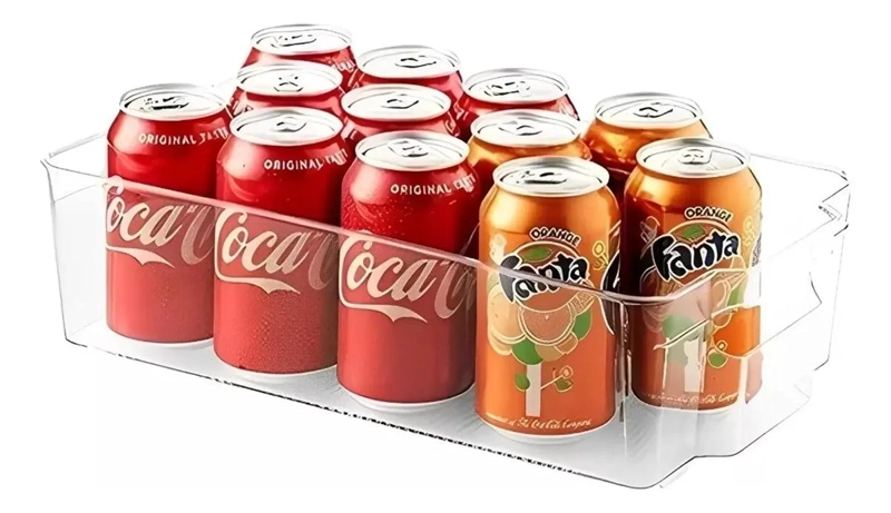 SET DE 6 CONTENEDORES ORGANIZADORES PARA REFRIGERADOR Y COCINA HOGAR - 5