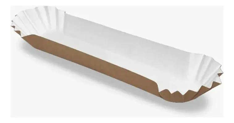 BANDEJA PARA COMPLETOS XL PACK 500 UNIDADES COLOR BLANCO - 1