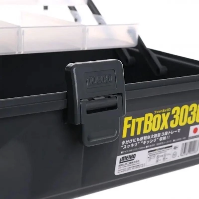 CAJA PARA PESCA CON 3 BANDEJAS Y CIERRE SEGURO PARA SEÑUELOS - 4