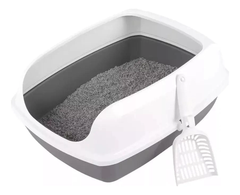 BANDEJA SANITARIA GRANDE PARA GATOS CON DISEÑO XL COMODO - 1