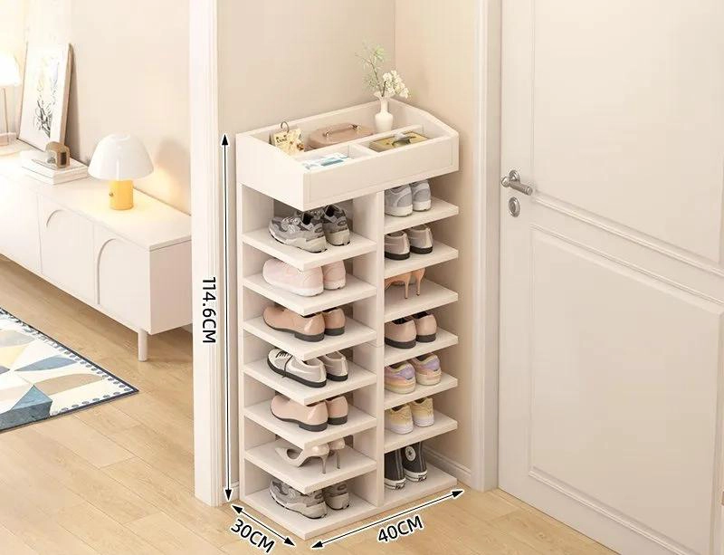 ZAPATERO ORGANIZADOR VERTICAL CON 8 NIVELES PARA 14 PARES - 3