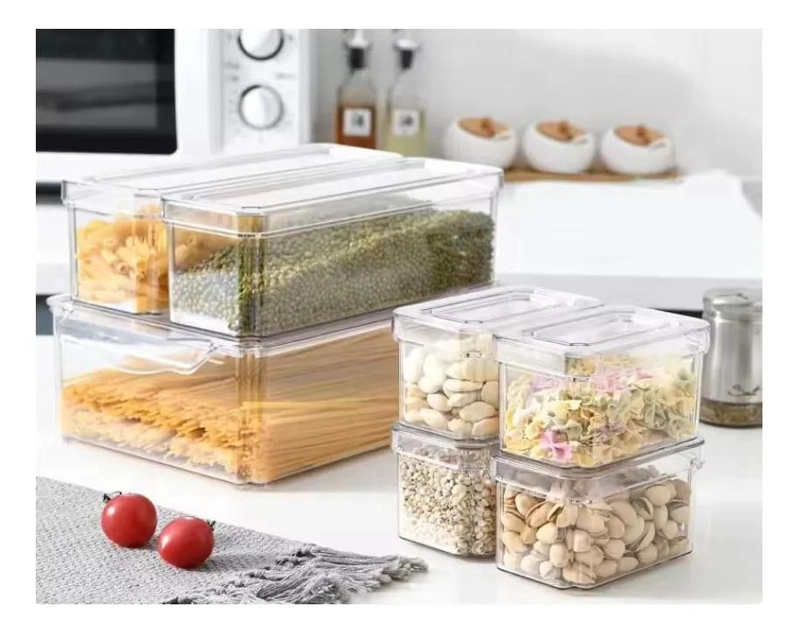 SET DE ORGANIZADORES PARA REFRIGERADOR CON TAPA 7 PIEZAS - 2