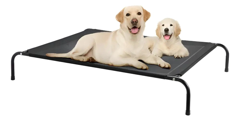 CAMA PLEGABLE ELEVADA PARA MASCOTAS GATOS Y PERROS CON ESTRUCTURA RESISTENTE - 1