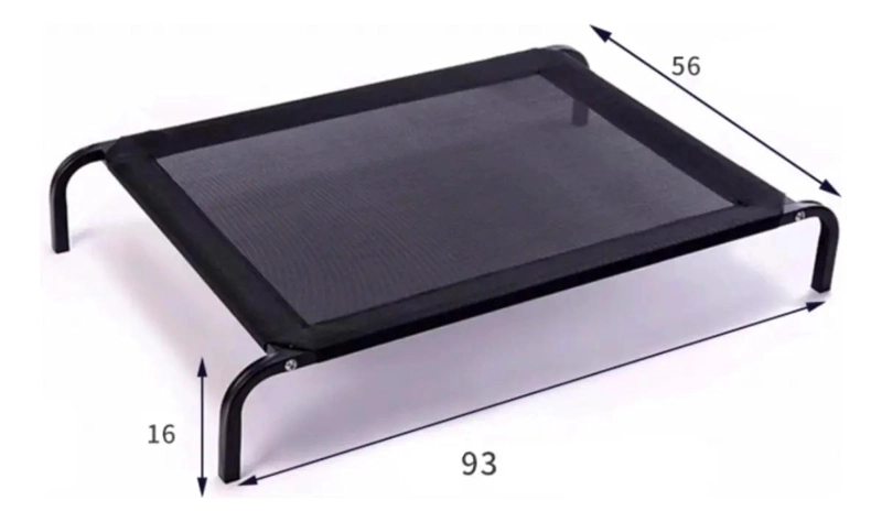 CAMA PLEGABLE ELEVADA PARA MASCOTAS GATOS Y PERROS CON ESTRUCTURA RESISTENTE - 2