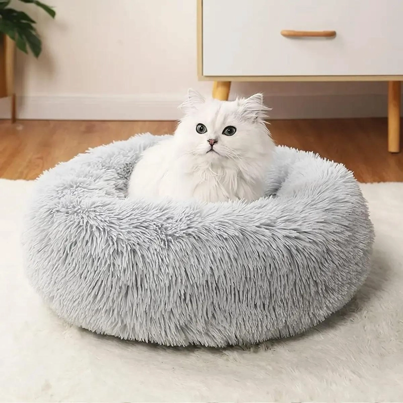 CAMA SUAVE DE FELPA ANTIESTRE S PARA PERROS Y GATOS 70 CM - 3