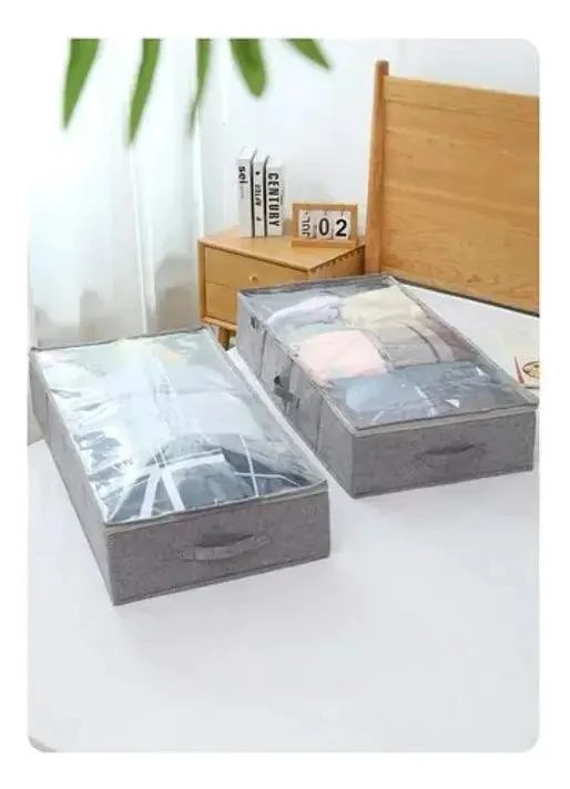 ORGANIZADOR PARA ROPA Y CALZADO CON ESPACIO BAJO CAMA Y COMPARTIMENTOS - 4