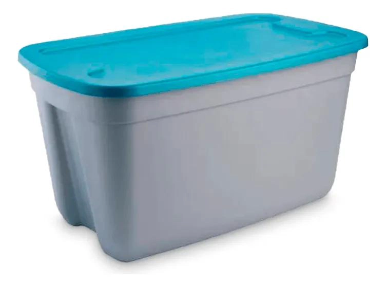 CAJA ORGANIZADORA PLASTICA CON CAPACIDAD DE 75 LITROS PARA ALMACENAMIENTO - 1