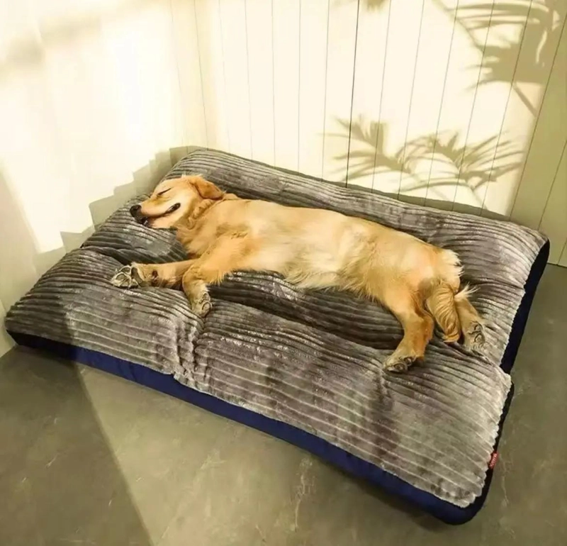 CAMA SOFA EXTRA GRANDE PARA PERROS GRANDES CON DISEÑO COMODO Y RESISTENTE - 3