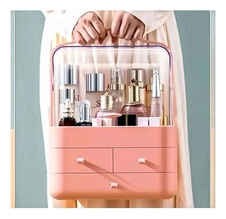 CAJA ORGANIZADORA PORTATIL PARA COSME TICOS Y MAQUILLAJE MULTIUSO - 5
