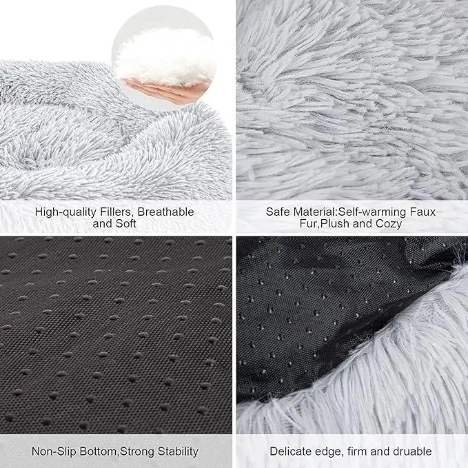 CAMA GRANDE PARA MASCOTAS XXL CON 110 CM DE LARGO PARA PERROS GRANDES - 3
