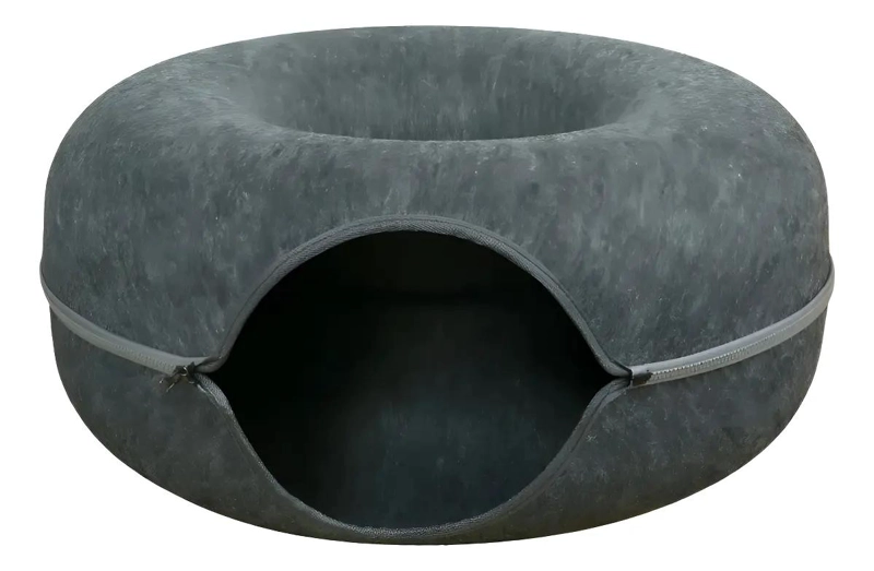CAMA TUNEL PARA GATOS XL 60X60 CM CUEVA IGLU DESMONTABLE - 1