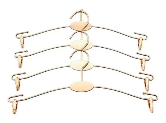 PACK DE 20 COLGADORES PARA LENCERIA EN COLOR COBRE ELEGANTE - 2