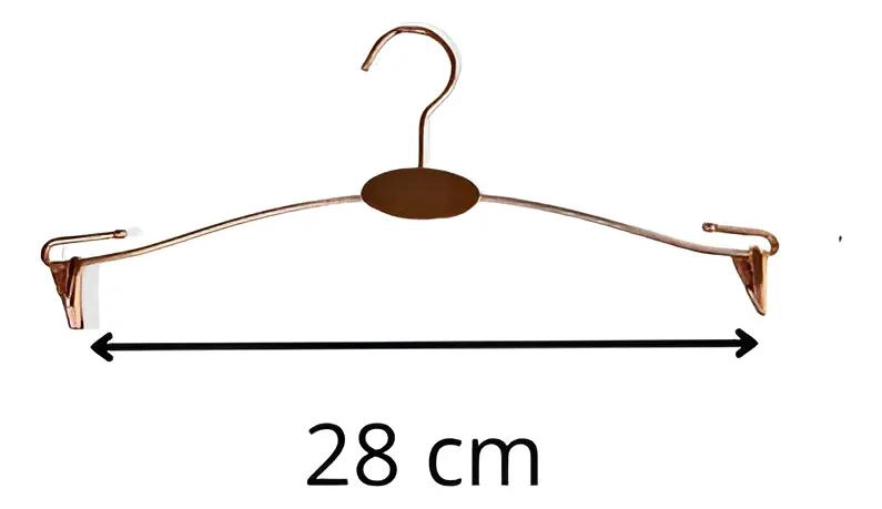 PACK DE 20 COLGADORES PARA LENCERIA EN COLOR COBRE ELEGANTE - 3