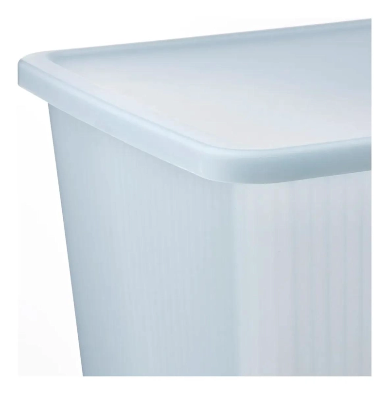 CAJA ORGANIZADORA TRANSPARENTE CON TAPA APILABLE CAPACIDAD 44.5 LITROS - 4