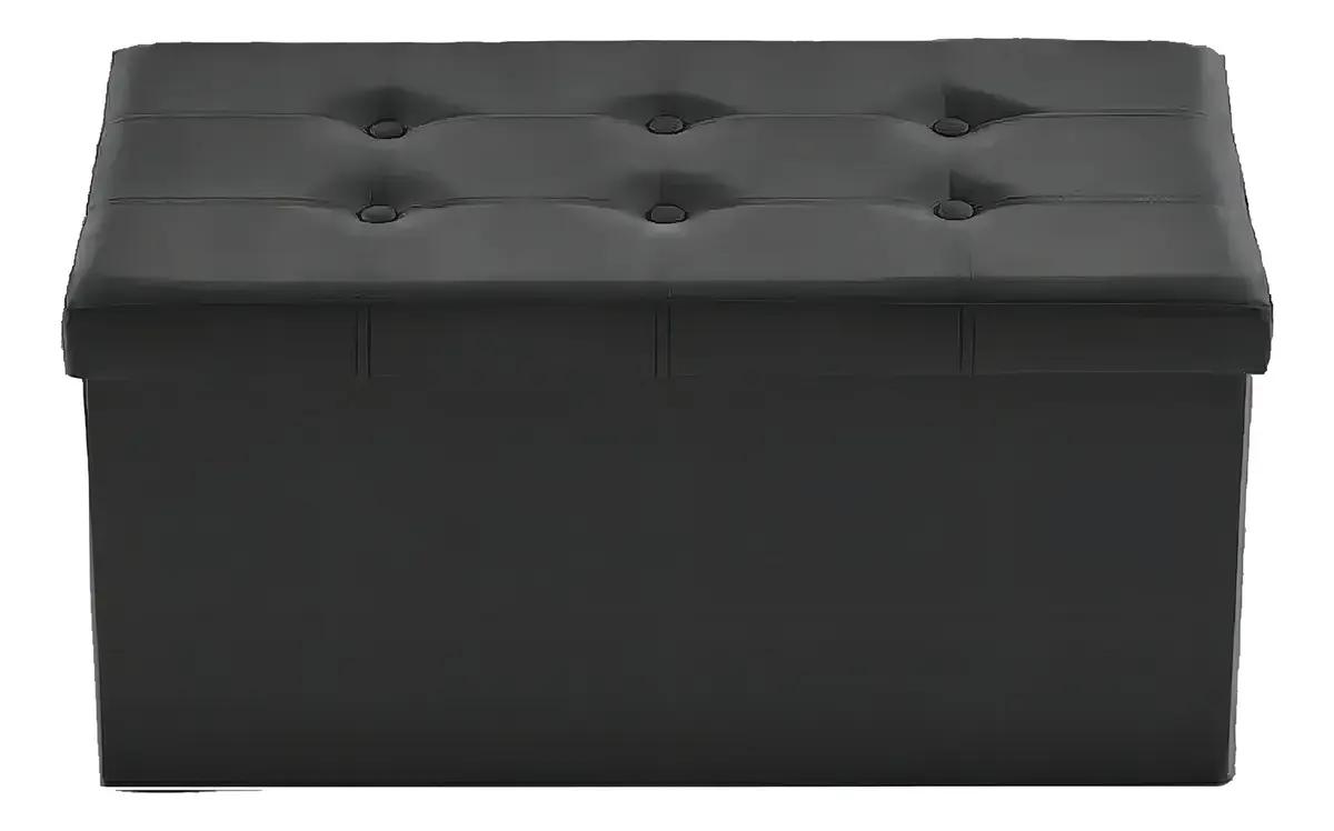 BANQUETA ORGANIZADORA CON BAUL Y ASIENTO PLEGABLE PARA PIE DE CAMA - 3