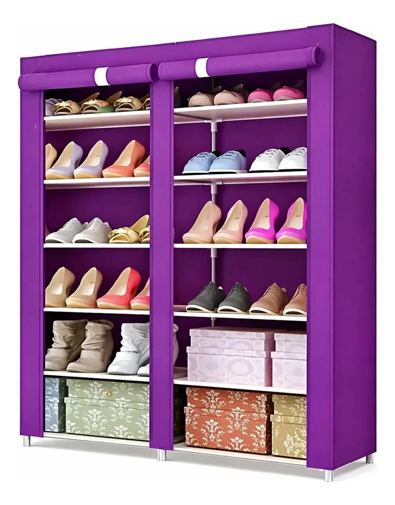 ORGANIZADOR PARA ZAPATOS CON CAPACIDAD PARA 24 PARES Y DISEÑO COMPACTO - 1