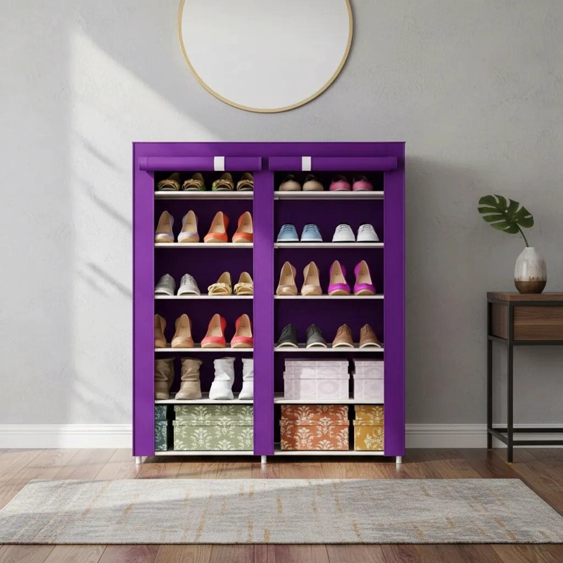 ORGANIZADOR PARA ZAPATOS CON CAPACIDAD PARA 24 PARES Y DISEÑO COMPACTO - 2