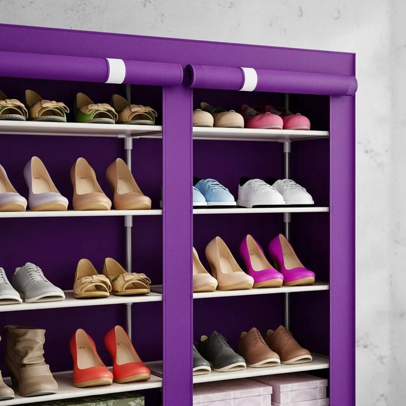 ORGANIZADOR PARA ZAPATOS CON CAPACIDAD PARA 24 PARES Y DISEÑO COMPACTO - 4