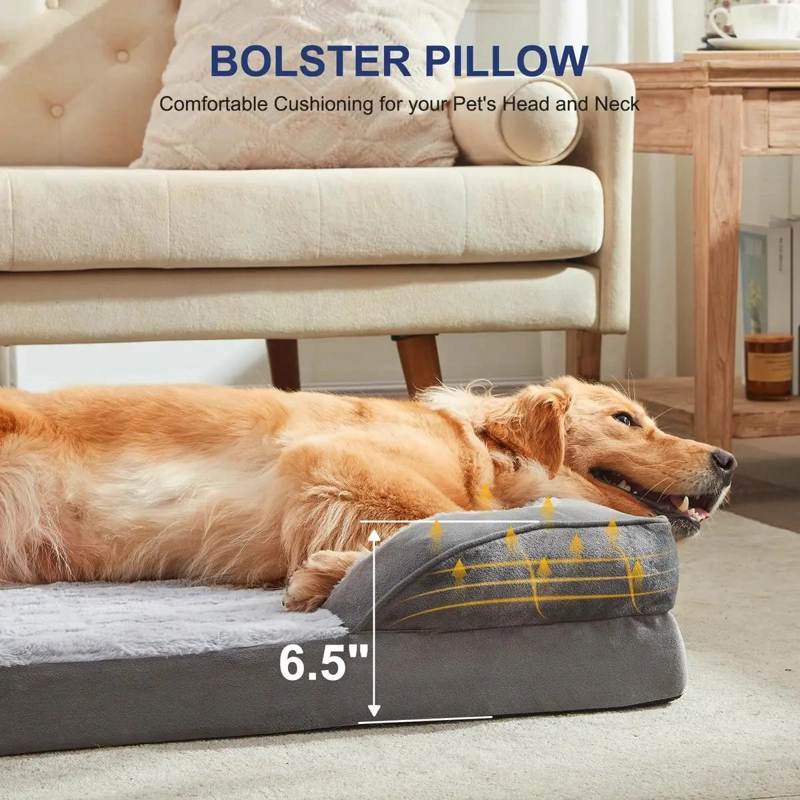 CAMA ORTOPE DICA EXTRA GRANDE PARA PERROS GRANDES LAVABLE Y COMODA - 2