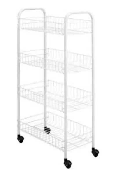 ORGANIZADOR MULTIUSO PARA VERDURAS Y FRUTAS CON RUEDAS Y 4 NIVELES - 1
