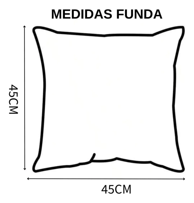 SET DE 2 FUNDAS PARA COJIN DE TERCIOPELO CON LINEAS DECORATIVAS 45X45 CM - 3
