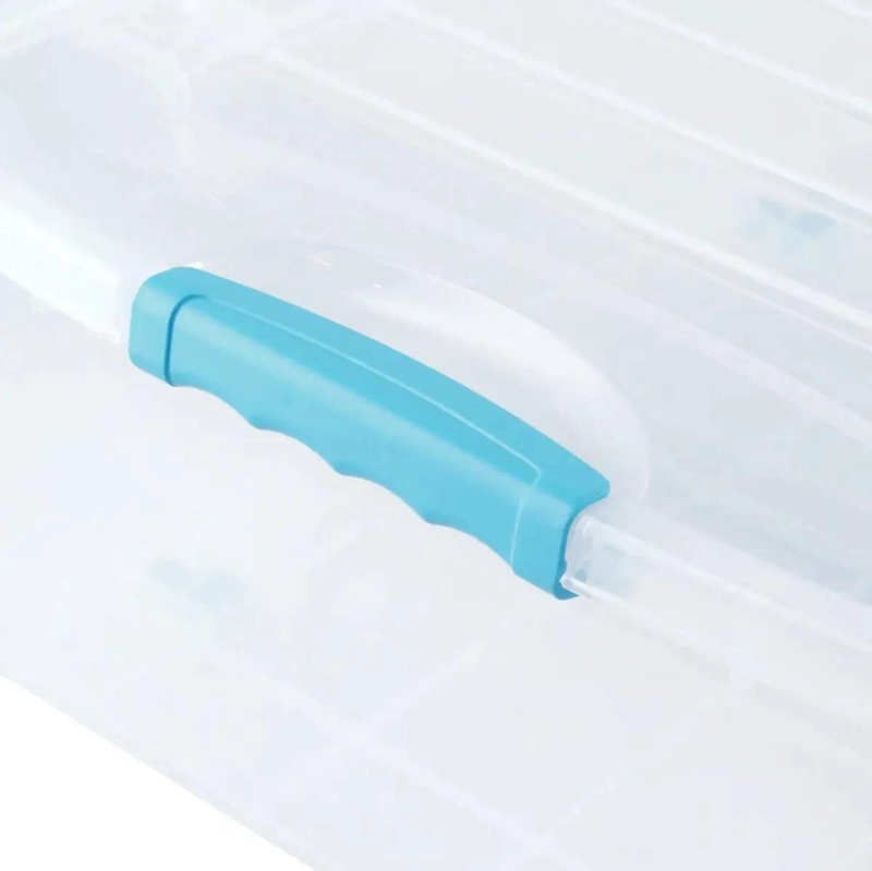 CAJA ORGANIZADORA APILABLE CON RUEDAS CAPACIDAD 50 LITROS - 4