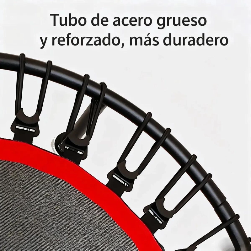 TRAMPOLIN FITNESS REDONDO CON MANGO DE 100 CM COLOR VERDE - 4