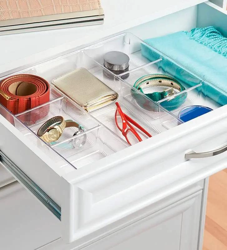 ORGANIZADOR TRANSPARENTE CON 7 COMPARTIMIENTOS PARA ALMACENAMIENTO - 3