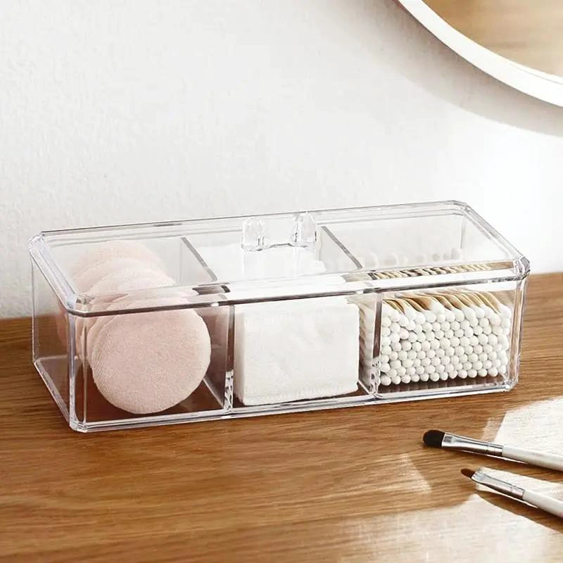 CAJA ORGANIZADORA PARA COSME TICOS Y MAQUILLAJE CON COMPARTIMENTOS - 2