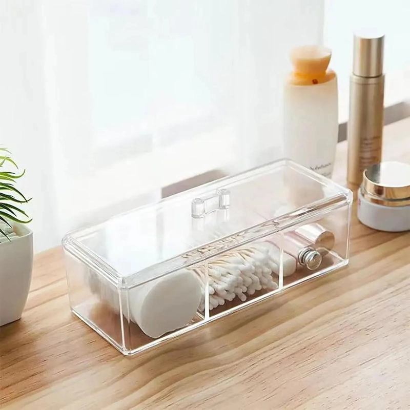 CAJA ORGANIZADORA PARA COSME TICOS Y MAQUILLAJE CON COMPARTIMENTOS - 4