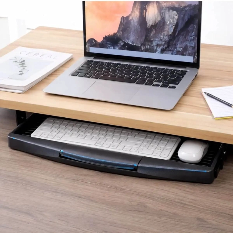 SOPORTE PARA BANDEJA DE TECLADO AJUSTABLE PARA ESCRITORIO - 3