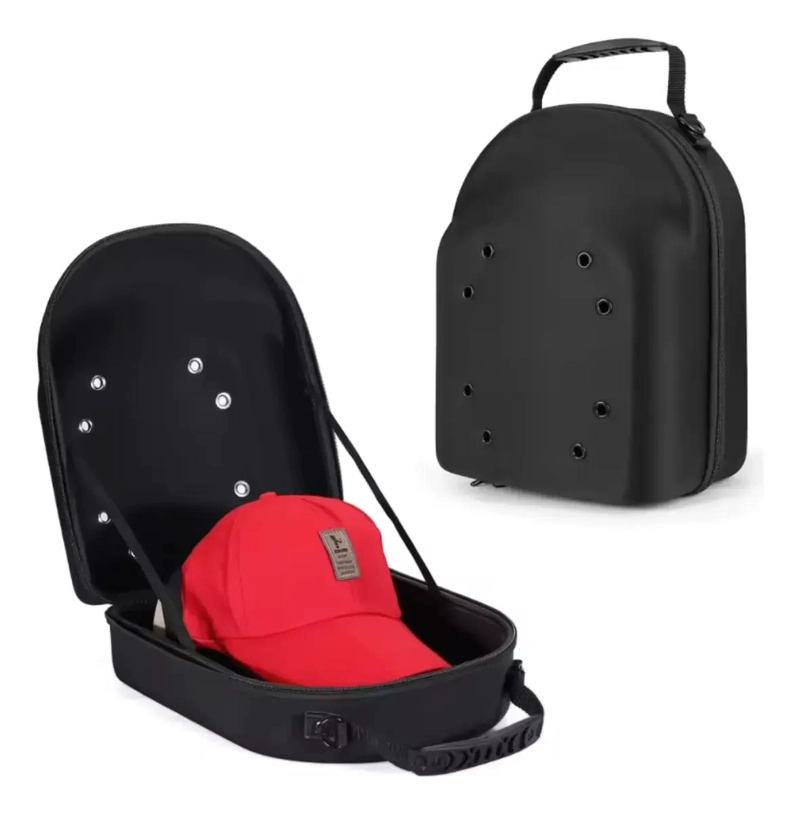 BOLSO ORGANIZADOR PARA GORRAS CON DISEÑO TIPO MOCHILA Y CAPACIDAD PARA JOCKEYS - 2